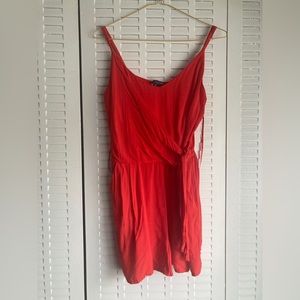 Orange Romper Red Neon jumpsuit